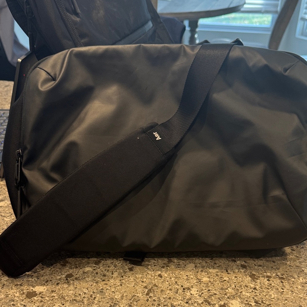 Sleek Black Laptop Bag for Men